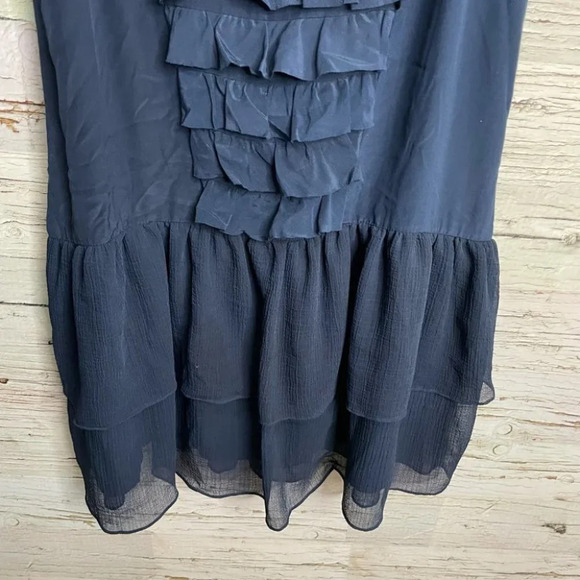 The man repeller x PJK  blue ruffle mini dress size xs - Picture 2 of 11